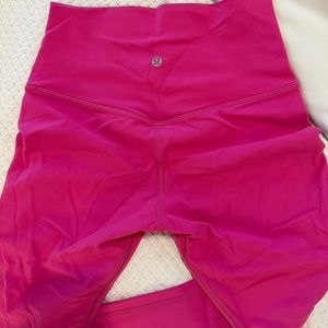 Brand new without tags hot pink lululemon leggings